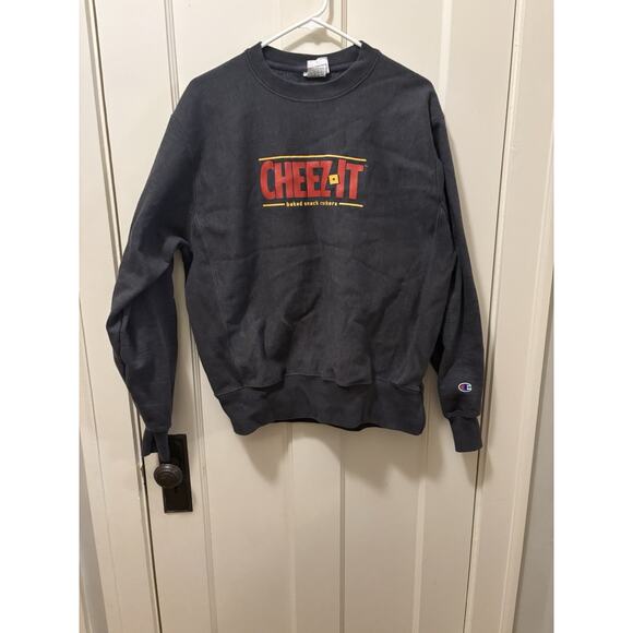 Champion Other - Champion Reverse Weave‎ Cheez-It Sweatshirt Mens Medium Gray Crewneck Pullover